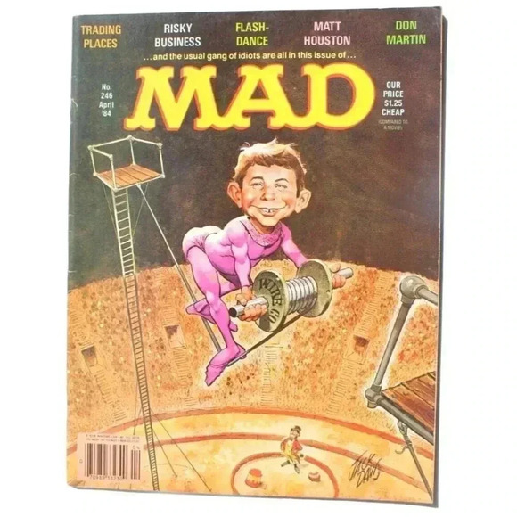 Vintage April 1984 MAD Magazine Comic Humor No. 246 - Picture 1 of 3